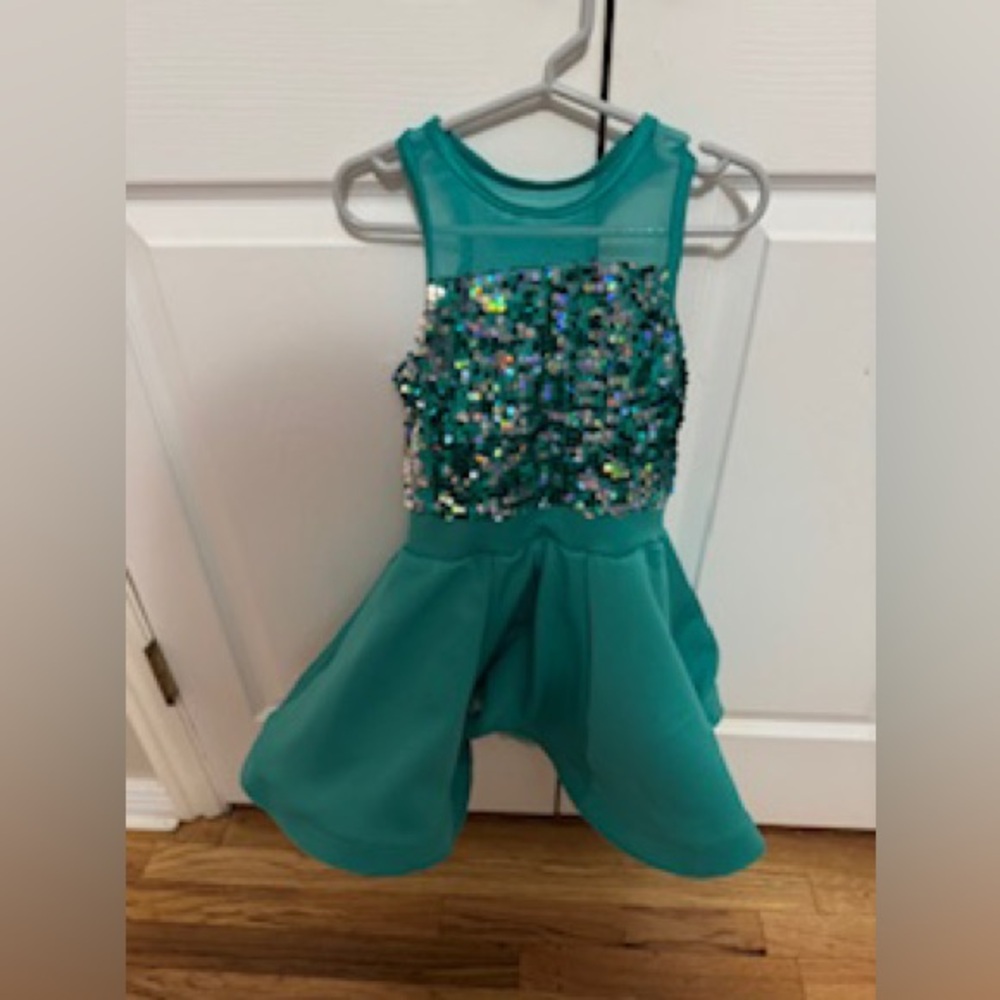 Weissmans Best Friend's Boyfriend Teal Sequin Dance Costume